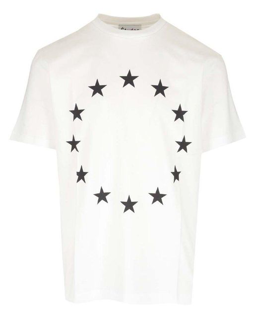 Etudes Studio Natural Star Printed Crewneck T-shirt for men