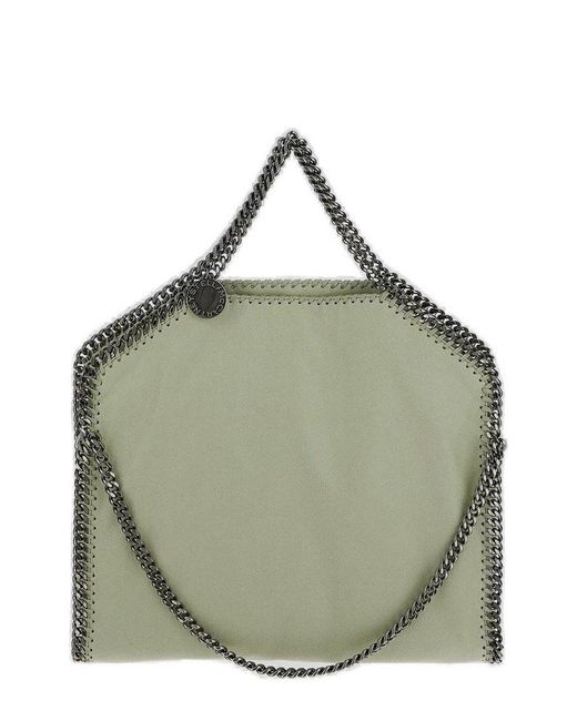 Stella McCartney Green Falabella Chain-Linked Tote Bag
