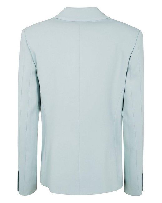 Pinko Blue Single Buttoned Tailored Blazer