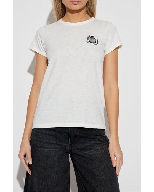 Rag & Bone White Top Multi