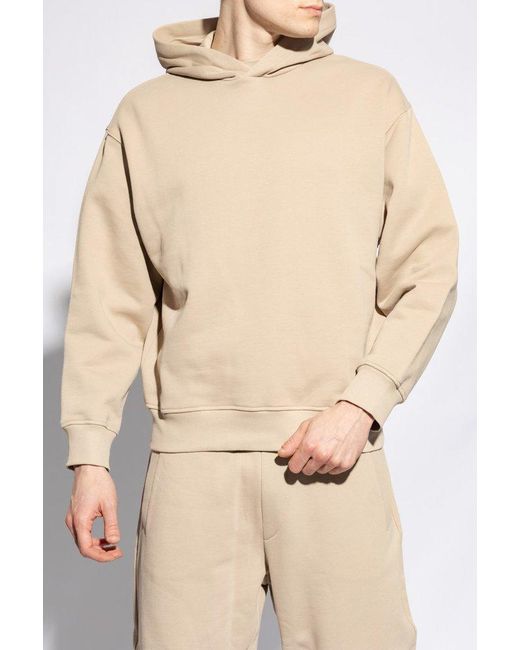 Emporio Armani Natural 'sustainability' Collection Hoodie, for men