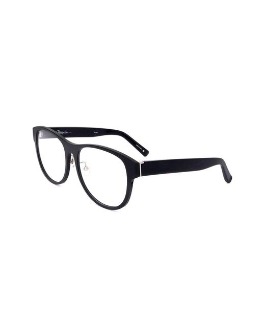 Linda Farrow Black X 3.1 Phillip Lim Square Frame Glasses