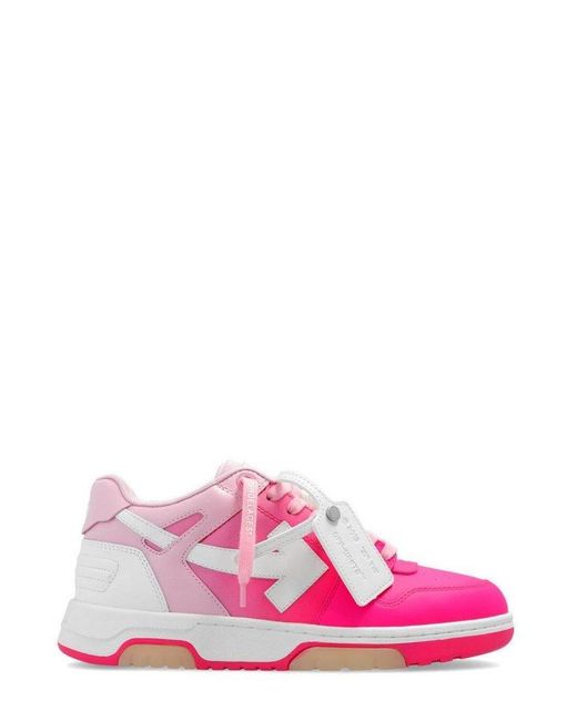 Off-White c/o Virgil Abloh Pink Out Of Office Lea Gradient Sneaker