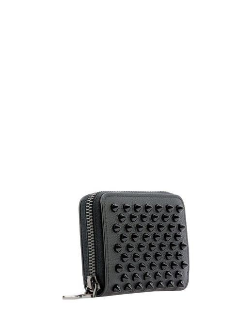 Christian Louboutin Leather Panettone Coin Purse in Black - Lyst