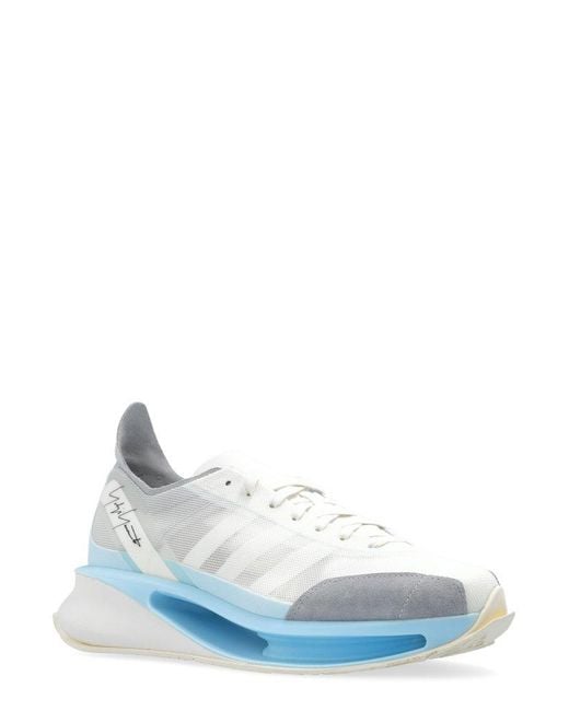 Y-3 Blue S-gendo Run Lace-up Sneakers