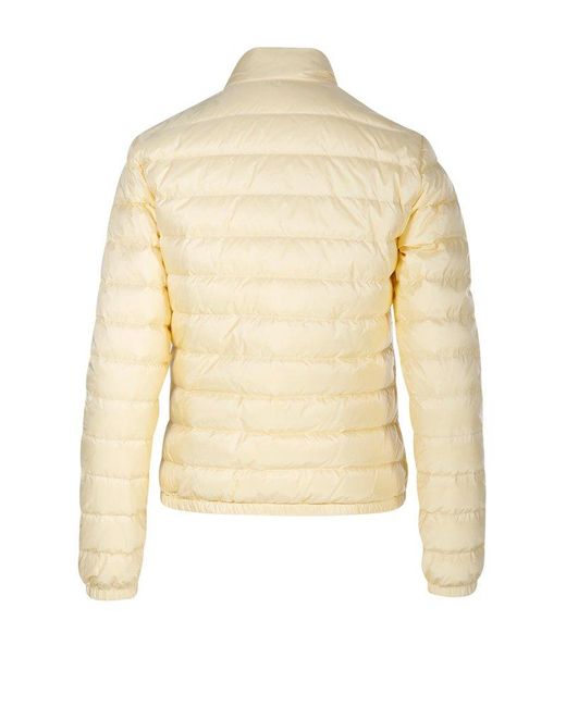 Moncler Natural Lans Zip-up Puffer Jacket