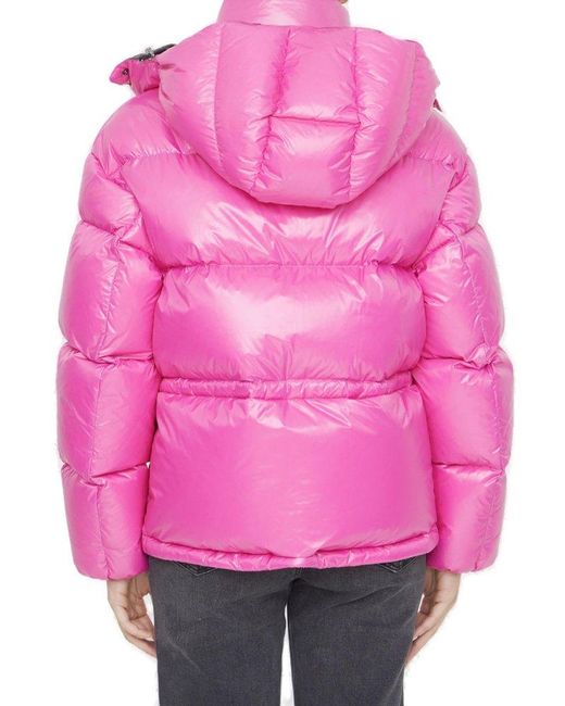Moncler Pink Basic 'abbaye' Short Puffer Jacket