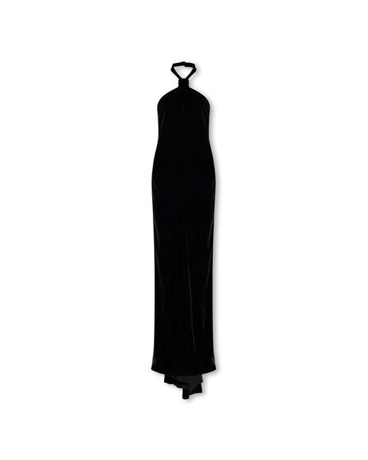 Ann Demeulemeester Black Long 'ingebord' Dress