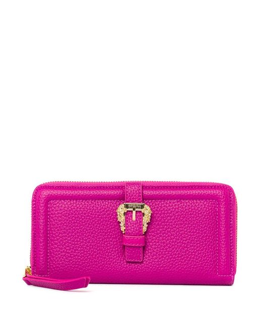 Versace Jeans Purple Couture 1 Continental Zipped Wallet
