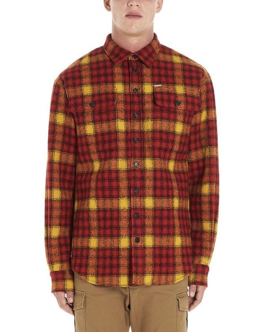 pattern red lumberjack shirt