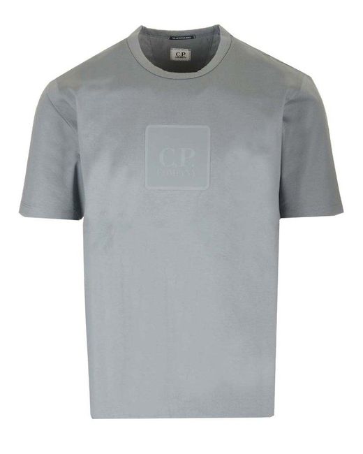 C P Company Gray T-shirt Crew-neck for men