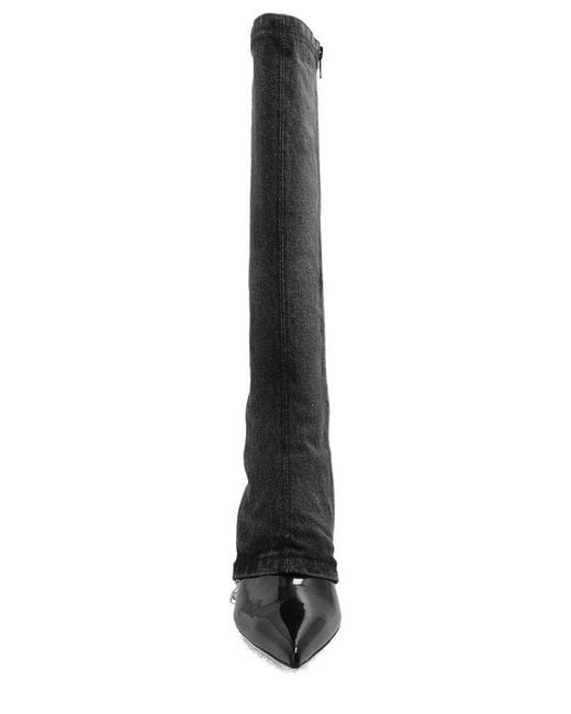 DIESEL Black Heeled Boots D-Venus