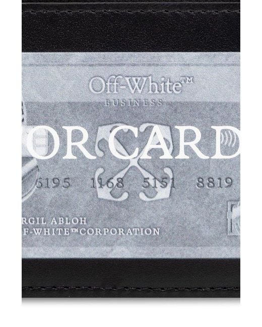 Off-White c/o Virgil Abloh Black Off- / Zipped Card Case for men