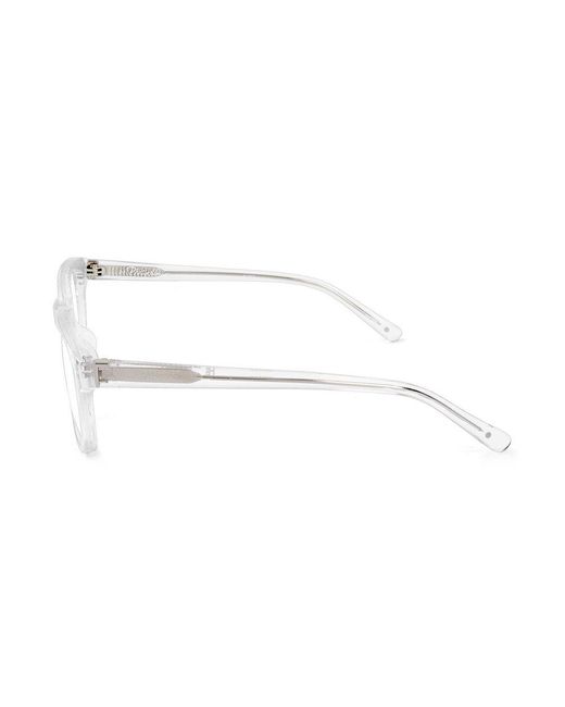 Linda Farrow Black X 3.1 Phillip Lim Square Frame Glasses