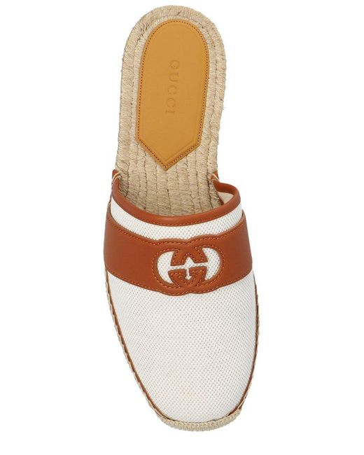 Gucci Brown Interlocking G Espadrilles for men