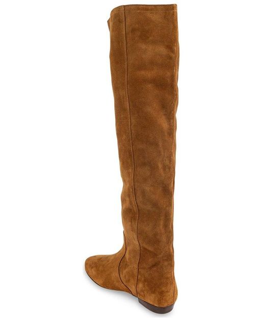 Isabel Marant Brown Solya Round Toe Boots