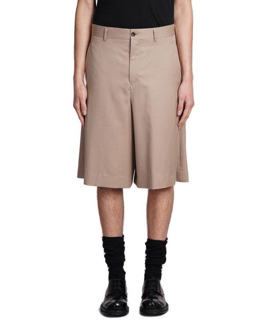 Comme des Garçons Natural Pocketed Belt-looped Shorts for men