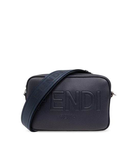 Fendi Blue 'roma' Shoulder Bag, for men