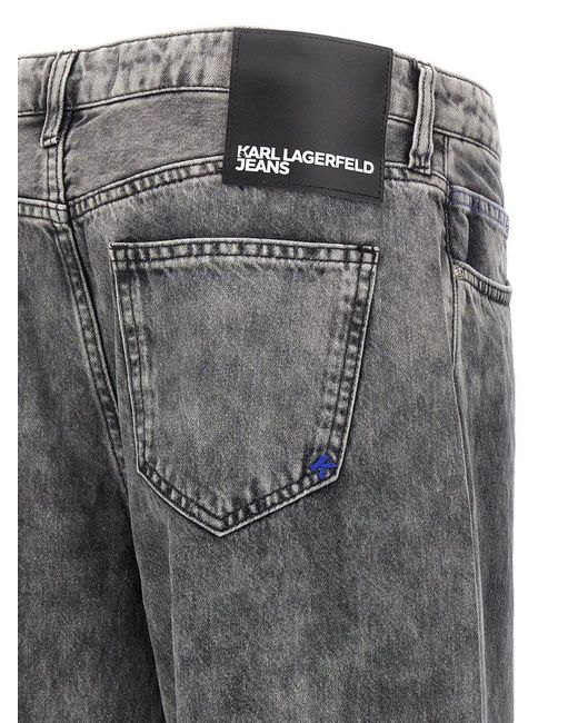 Karl Lagerfeld Gray Relaxed Jeans