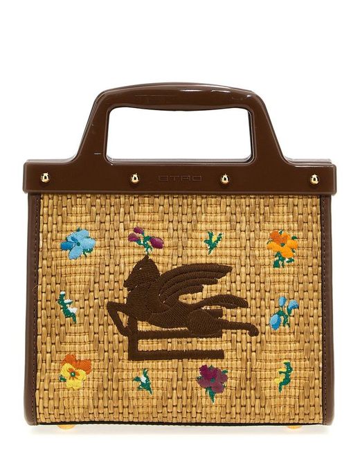 Etro Brown Love Trotter Tote Bag