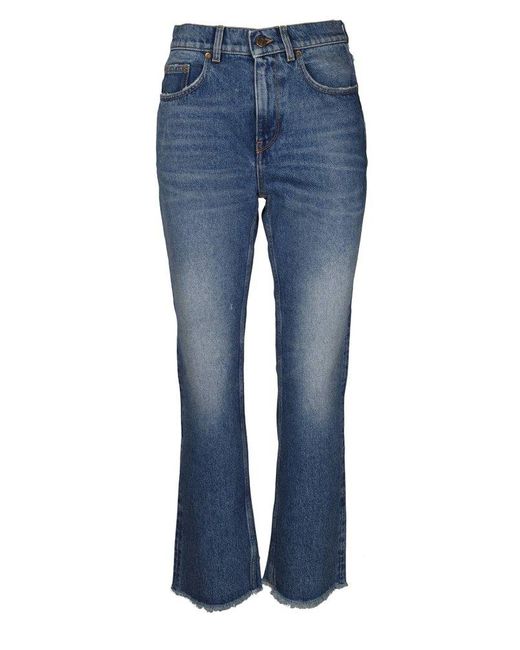 Golden Goose Deluxe Brand Blue Golden Jeans Cropped Flare