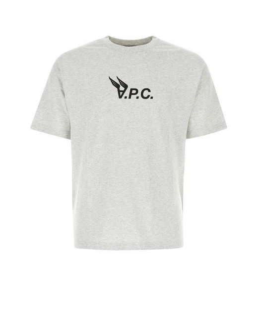 A.P.C. T-shirt in White for Men Lyst UK