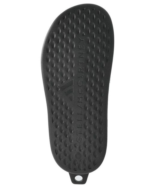 Adidas By Stella McCartney Black Slip-On Slides