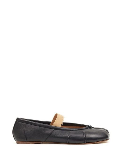 Maison Margiela Black Slip-on Flat Shoes