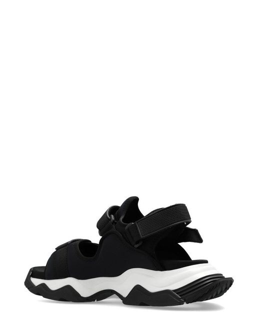 DSquared² Black Touch-strap Chunky Sandals for men