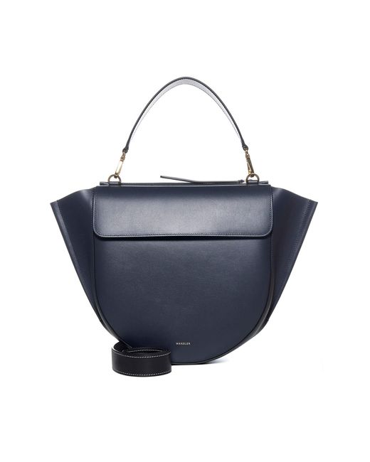 Wandler Blue Hortensia Big Leather Bag