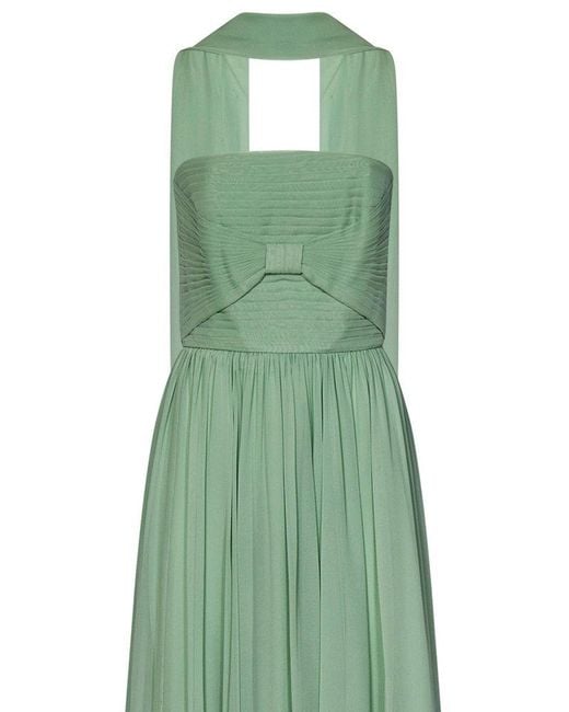 Elie Saab Green Long Dress