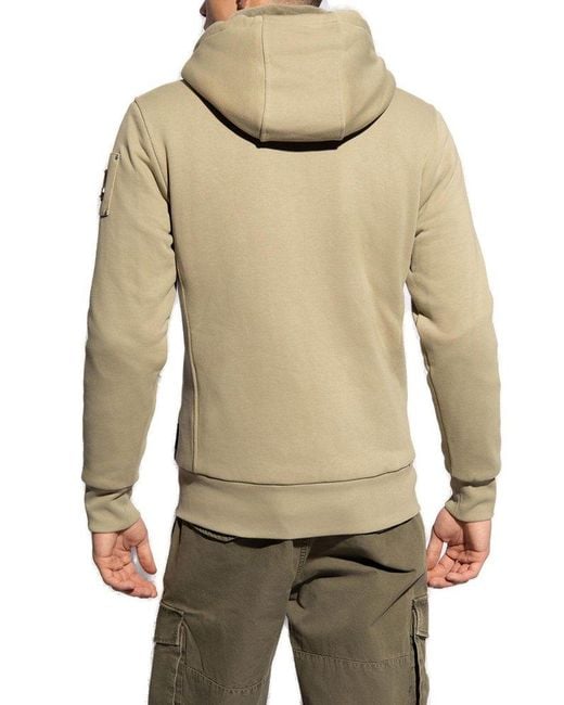 Moose Knuckles Natural 'classic Bunny' Hoodie, for men