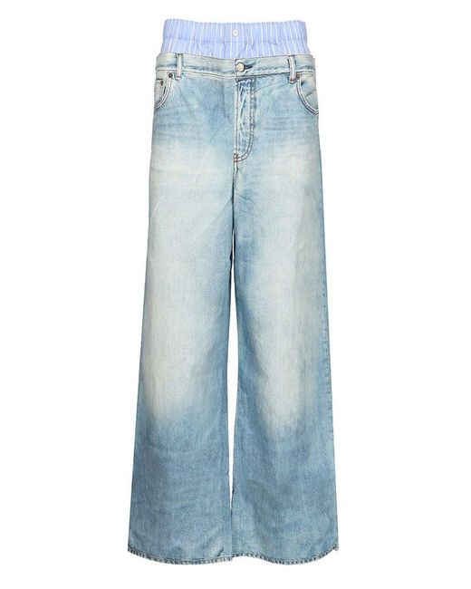 パンツ Acne Studios PRINTED TROUSERS Acne Studios Printed Trousers | Grey | FARFETCH