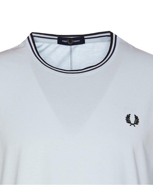 Fred Perry Blue Logo T-Shirt for men