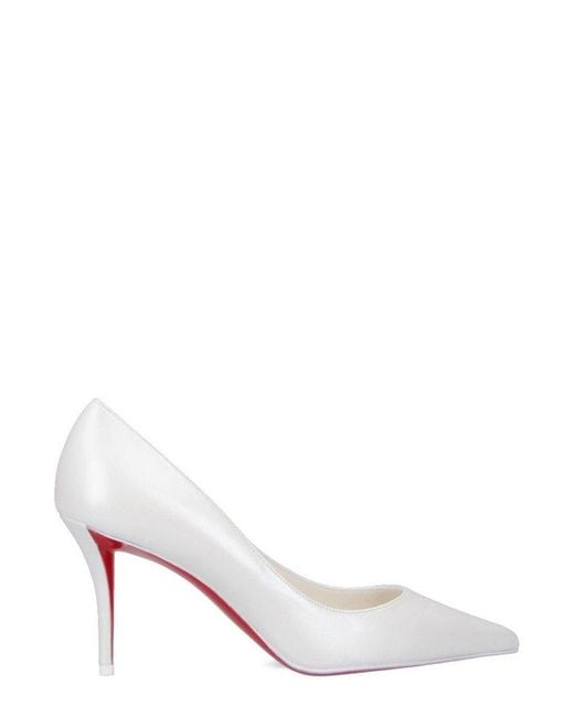 Christian Louboutin White Miss Z Pumps