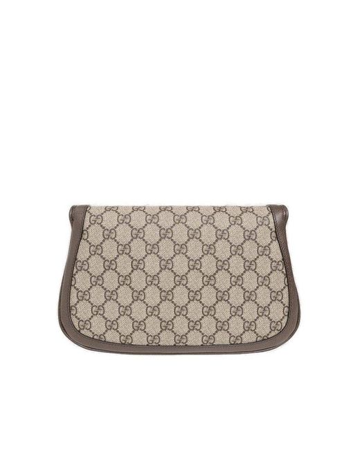Gucci Gray Blondie Monogram Shoulder Bag