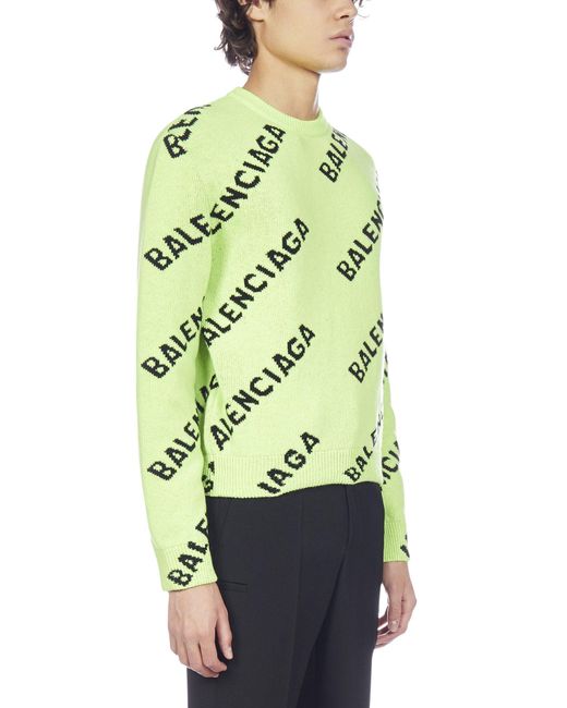 balenciaga sweater green