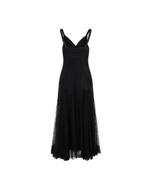 Dolce & Gabbana Black Sicily Long Dress