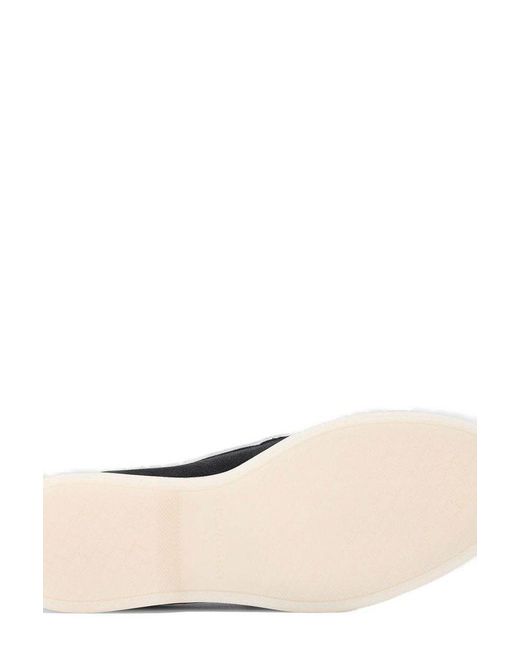 Scarosso Black Ludovico Round-Toe Loafers for men