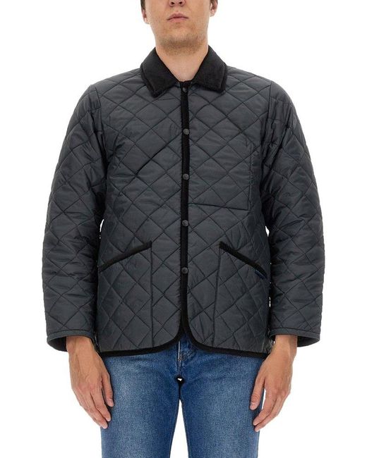 Lavenham Gray Raydon Quilted Jacket for men