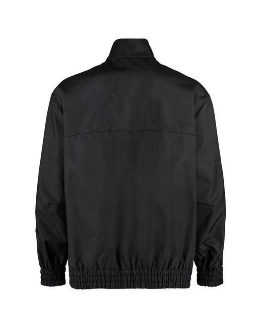 Valentino Black Zip-up Long-sleeved Jacket for men