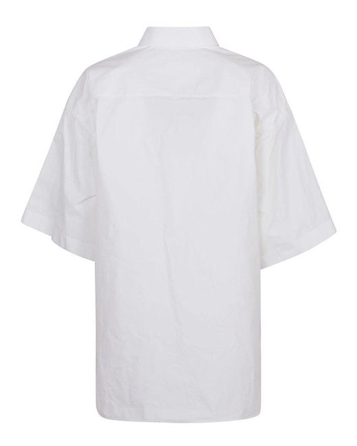 Maison Margiela White Short-sleeved Shirt