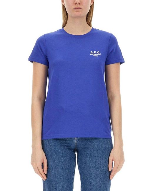 A.P.C. Blue T-shirt Denise