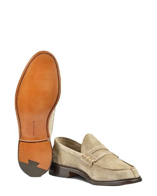 Tricker's Natural Adam Penny Town Loafers for men