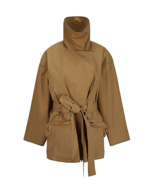 The Row Brown Pierrick Belted Jacket