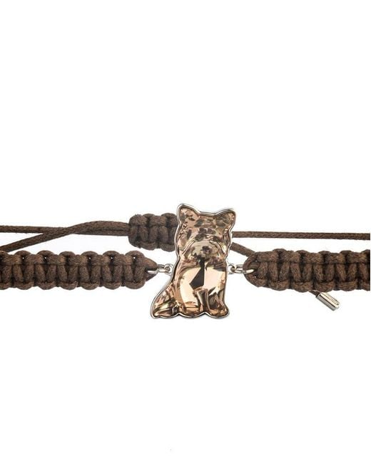 Swarovski Animal Embellished Bracelet in Brown | Lyst