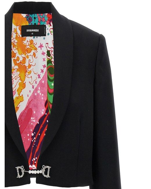 DSquared² Black D2 Jewel Blazer And Suits