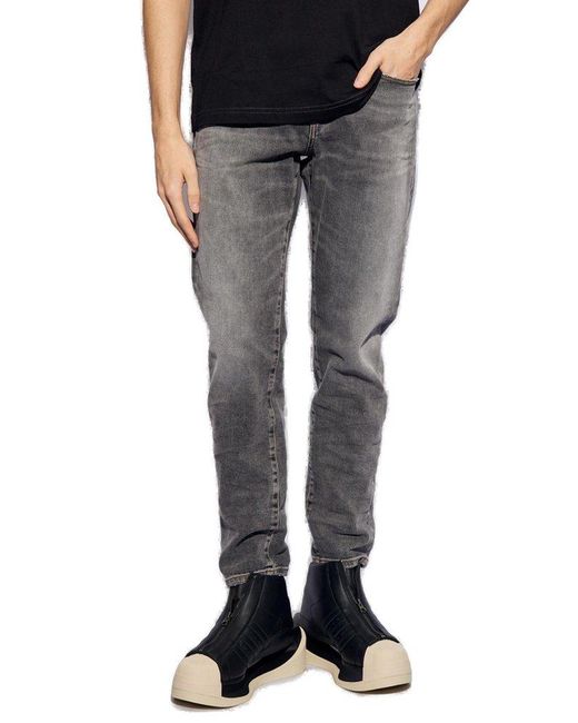 DIESEL Gray '2019 D-strukt' Jeans, for men