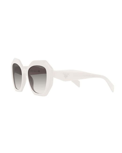 Prada Gray Square Frame Sunglasses