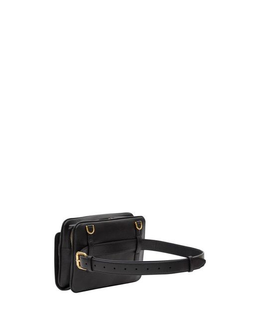 Fendi Black Upside Down Belt Bag